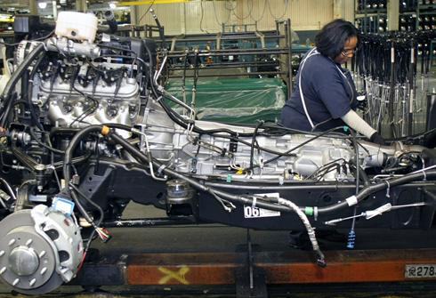 Imaginary female auto worker