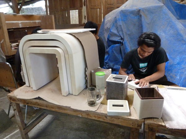 Imaginary female furniture maker